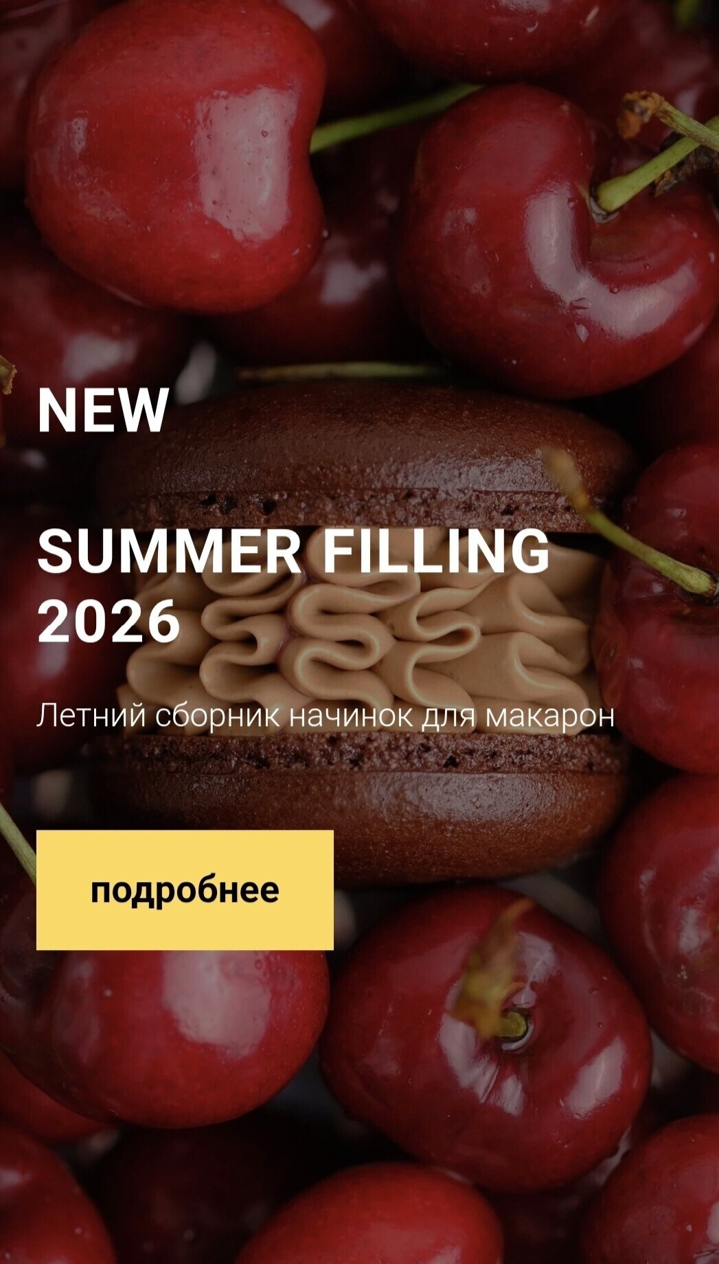 Анастасия Воронова - Sammer Filling Collection 2026. Летний сборник начинок для макарон